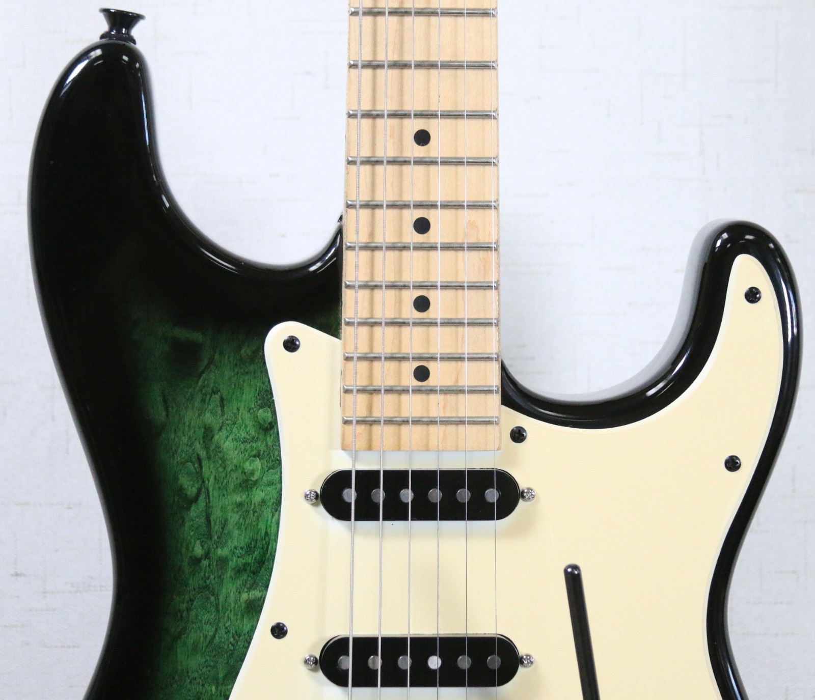 Jackson X Series Signature Adrian Smith SDXQ Electric Guitar Transparent Green