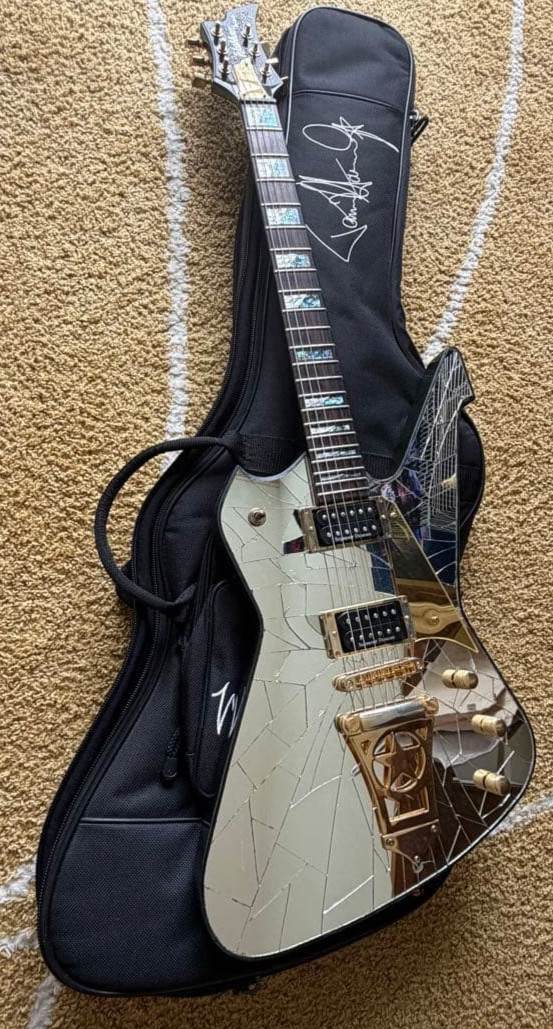 Washburn Paul Stanley PS2000 BSG Cracked Mirror Electric Guitar