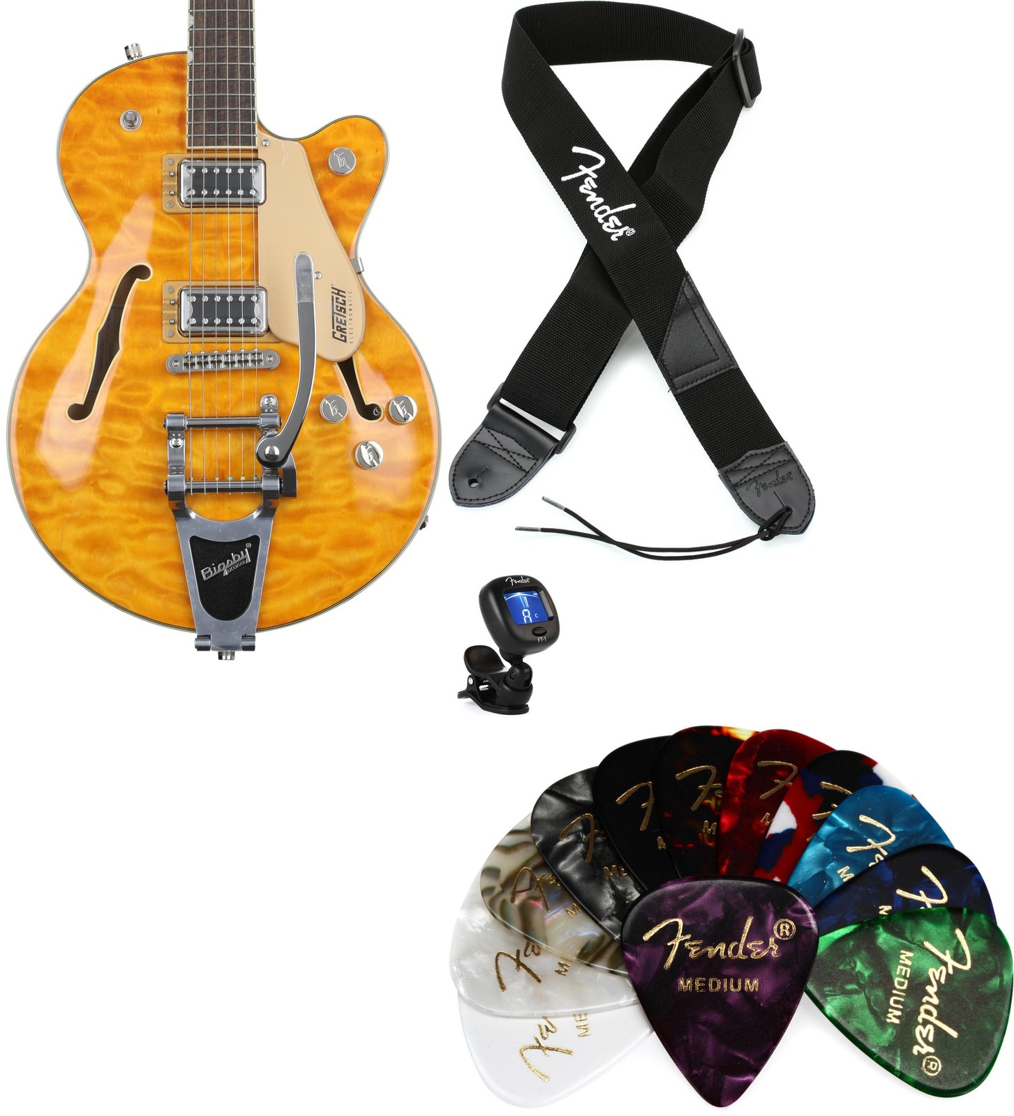 Gretsch 2509876542 + Fender 0239978005 + Fender 0980300300 + Fender 0990662