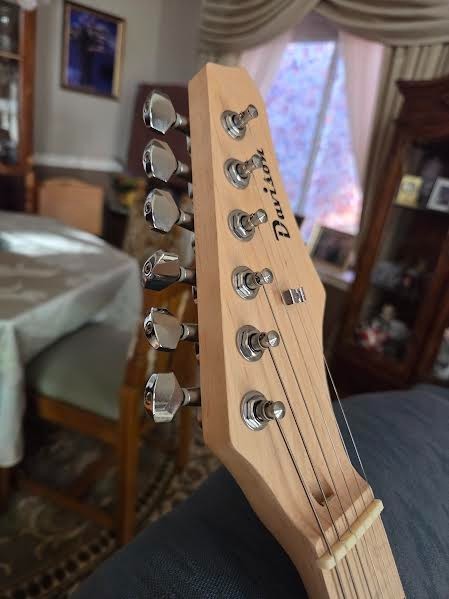 Davison Full Size Electric Guitar With Amp, Case and picks