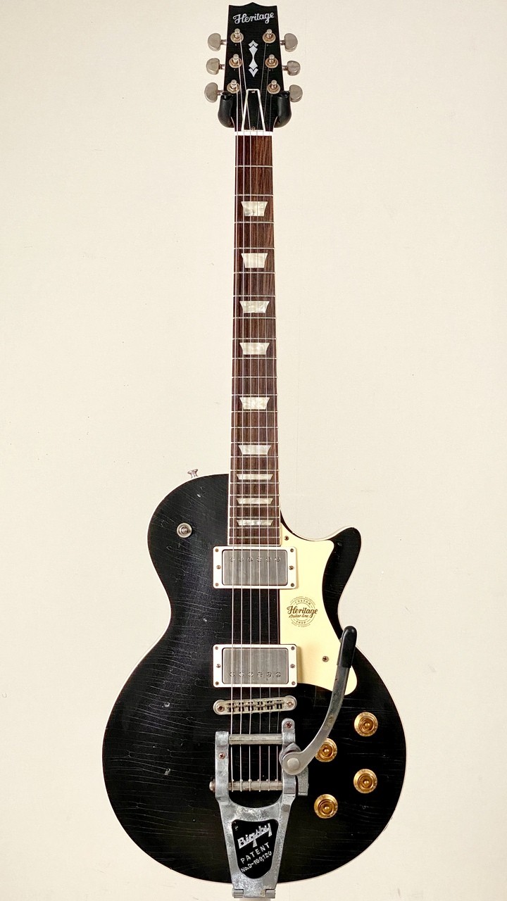 Heritage Custom Shop Artisan Aged H-150 Plain Top Bigsby -Space Black- 4.07kg
