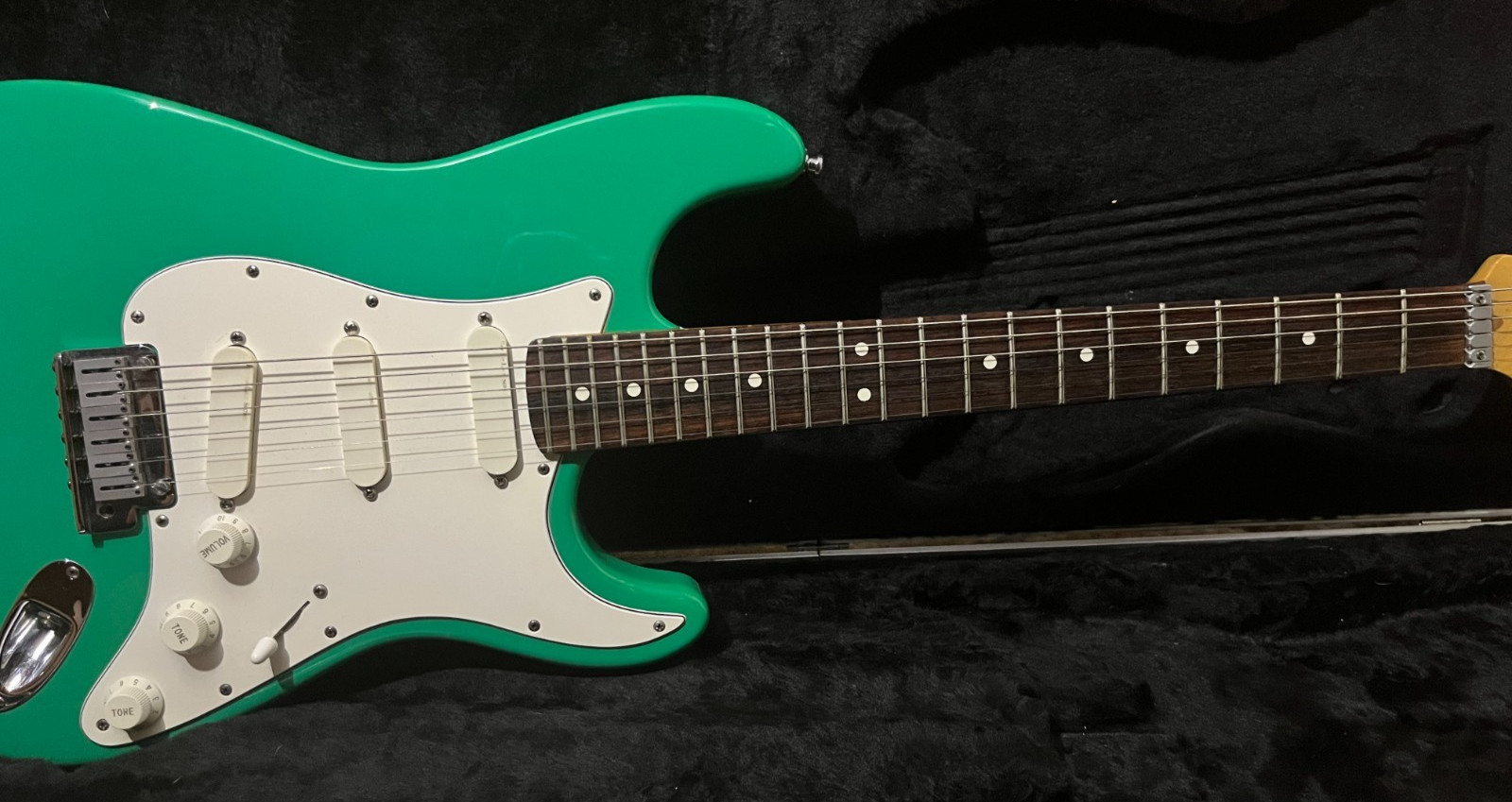 Fender Strat Plus Bahama Green 1988-89 Electric Guitar w/ Rosewood Fretboard