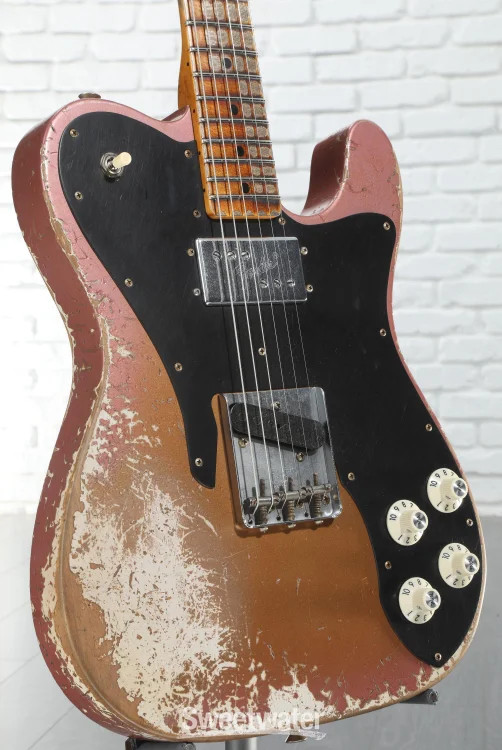 Fender Custom Shop Limited-edition Telecaster Custom Electric Guitar – Aged