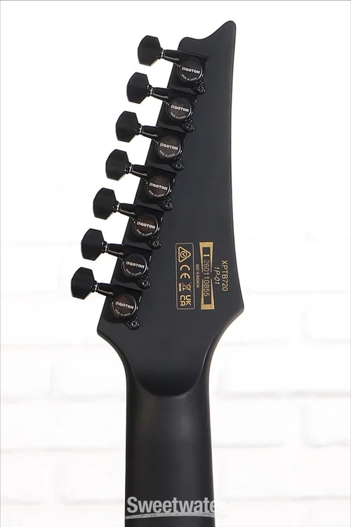 Ibanez Iron Label Xiphos 7-string – Black Flat