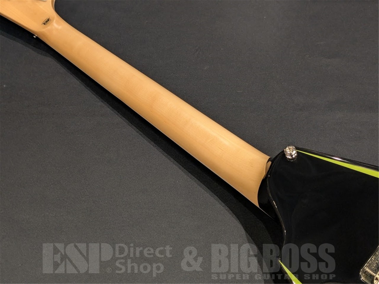 EDWARDS E-ALEXI GREENY Black with Lime Green Pinstripe & Skull