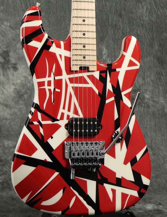 EVH Striped Series Red with Black Stripes Edward Van Halen Signature Model