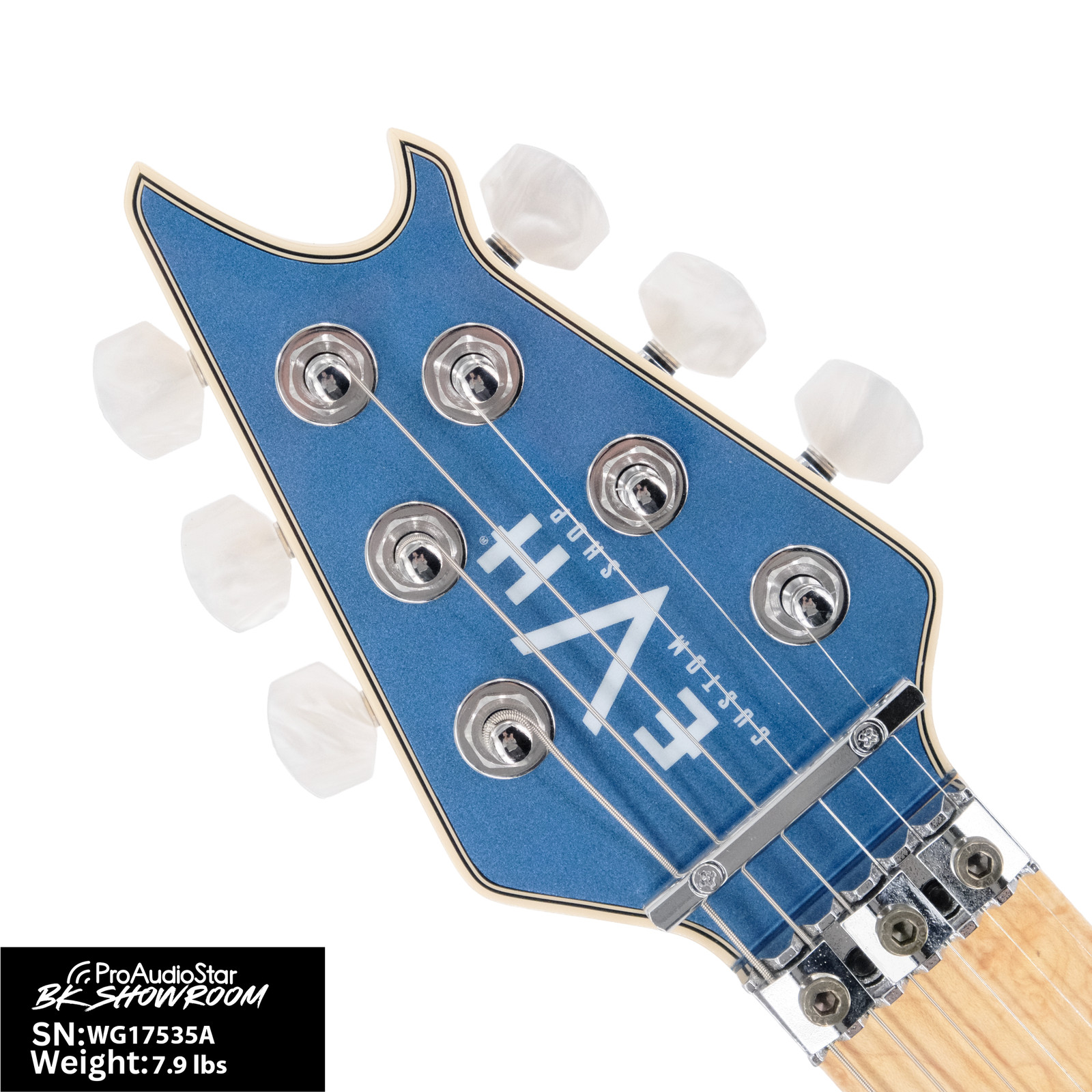 Used EVH Custom Shop USA Special Edition Wolfgang – Lake Placid Blue