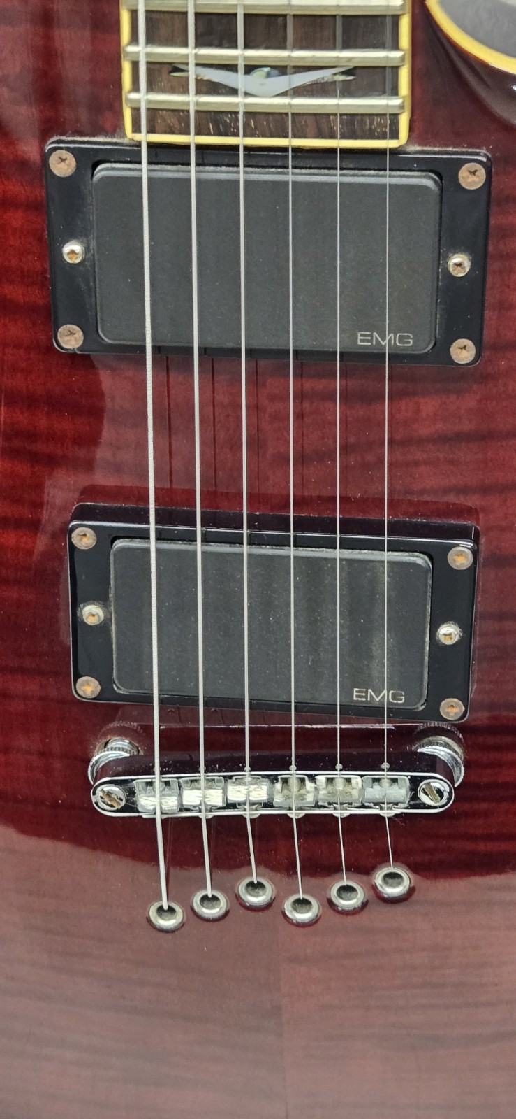Schecter C-1 Elite Diamond Series Red Burst Electric Guitar Ready To Play