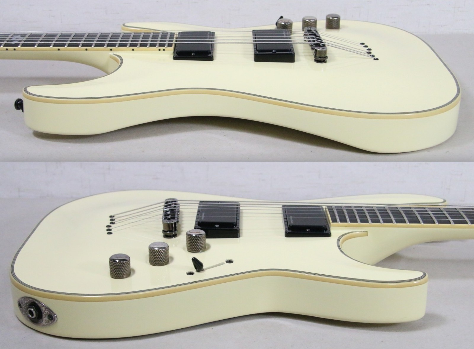Schecter Diamond Series 2008 Blackjack ATX C-1 Aged White Made in Korea – NICE!