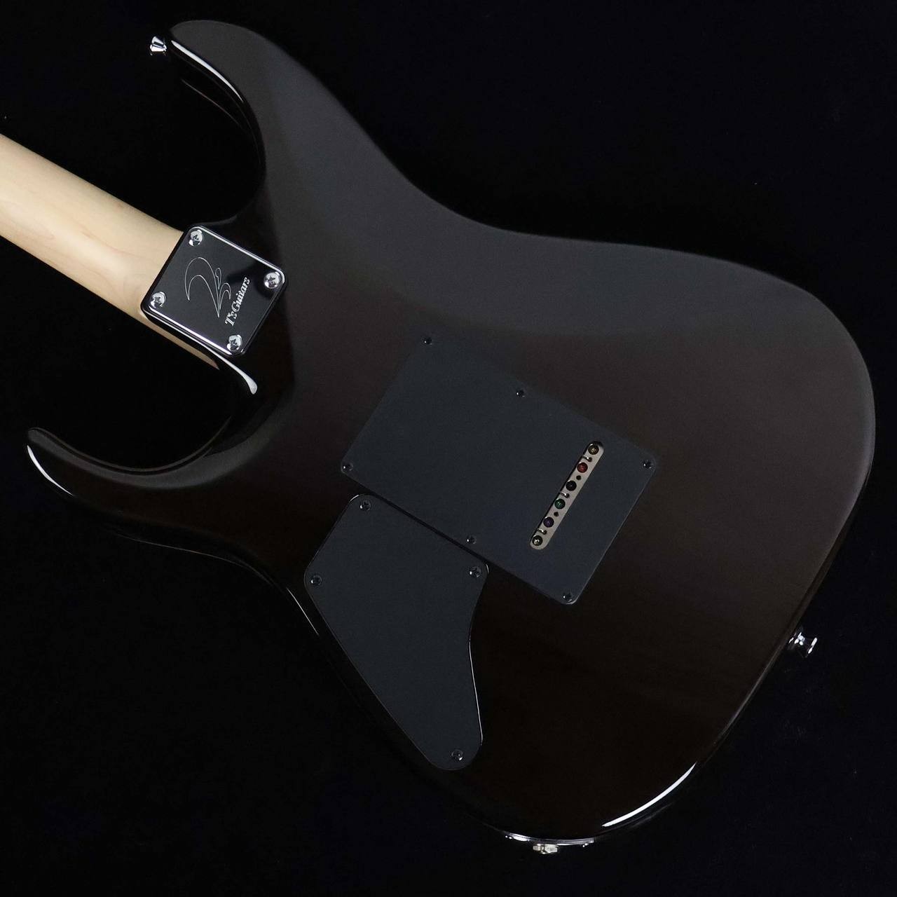 T’s Guitars DST-Pro24 Flame Top Trans Black 4A-5A Flamed Maple Used