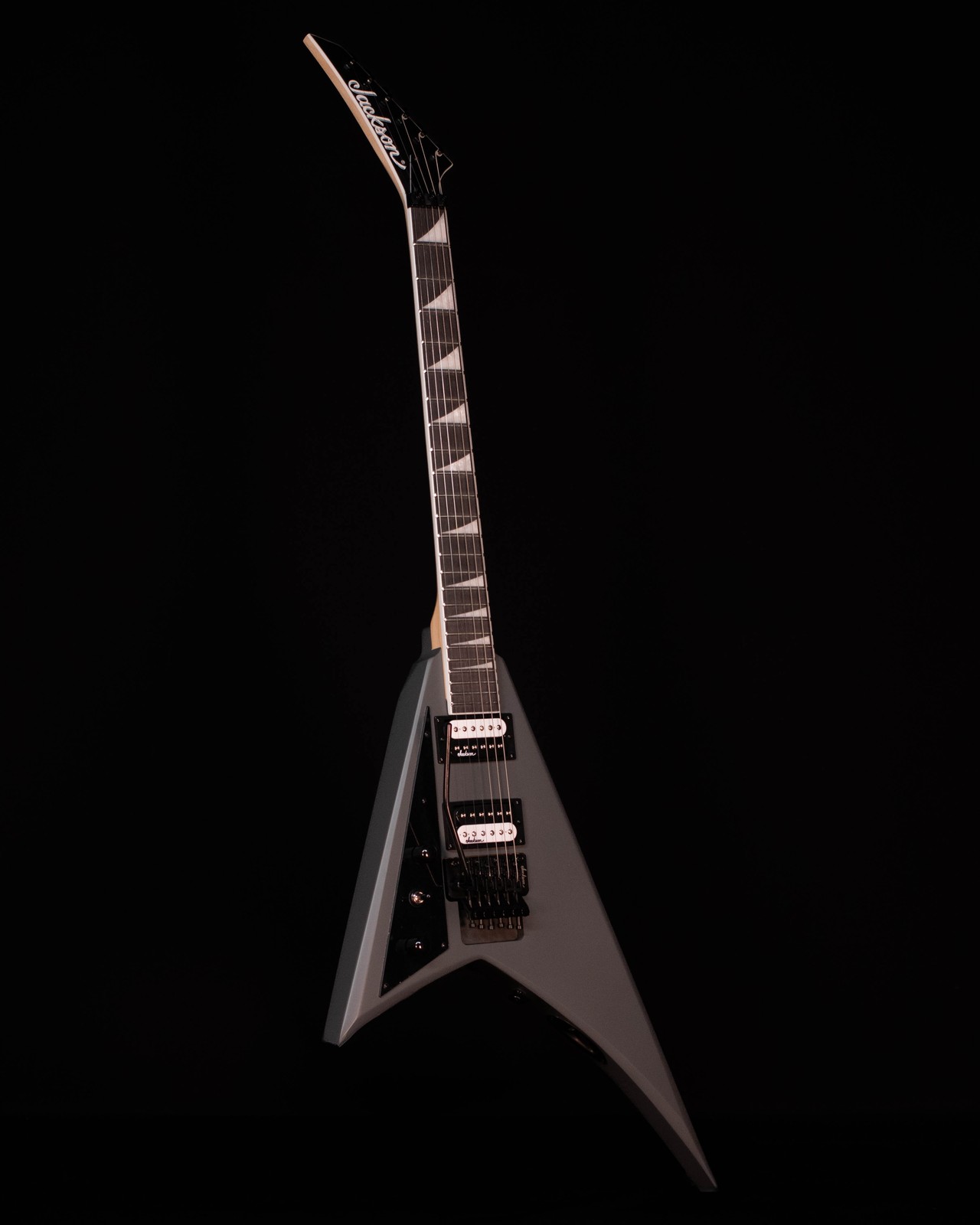 Jackson JS Series Rhoads JS32 LH, Amaranth Fingerboard, Satin Gray