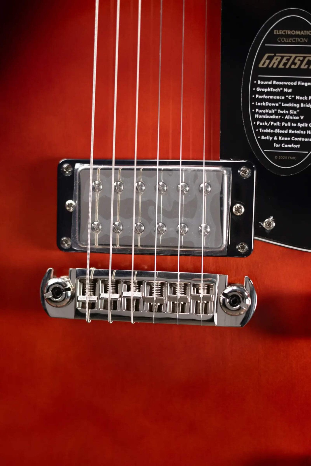 Gretsch Electromatic Jet Club 1 Pickup Electric Guitar – Claret Burst
