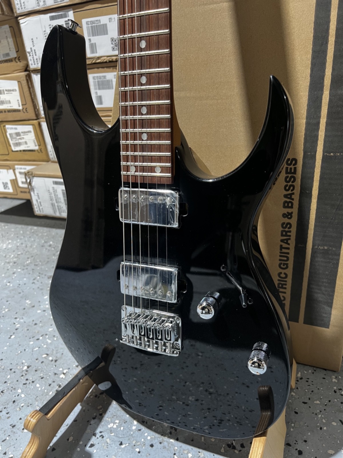 Ibanez GIO GRG121SP Electric Guitar – Black Night