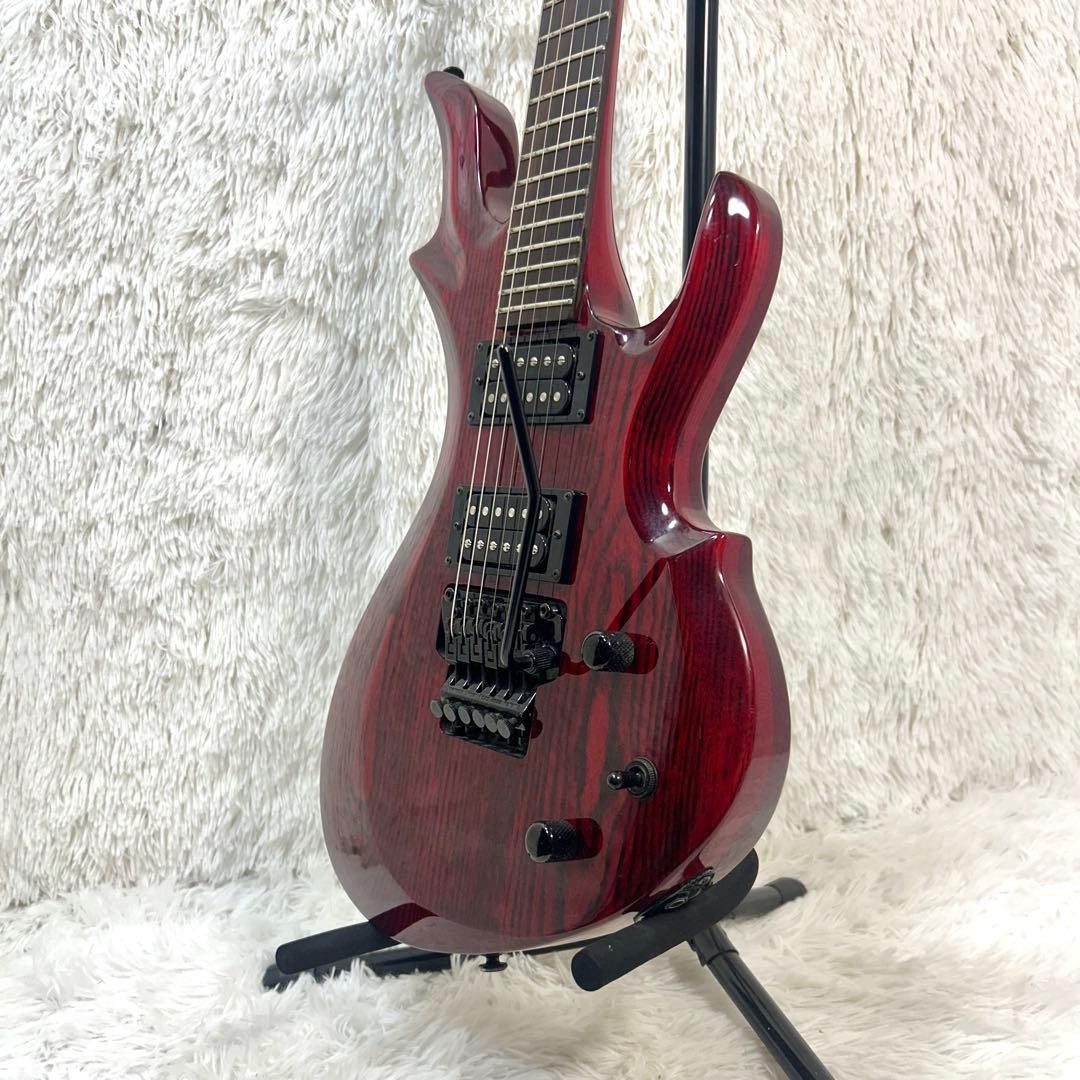 Grass Roots G-NH-70 Nightmare Deep Red Ash Electric Guitar Used Product