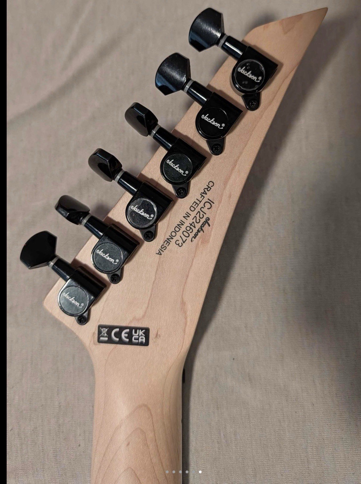 JACKSON Electric Guitar X Series Dinky™ DK2X HT Laurel Fingerboard Snow White