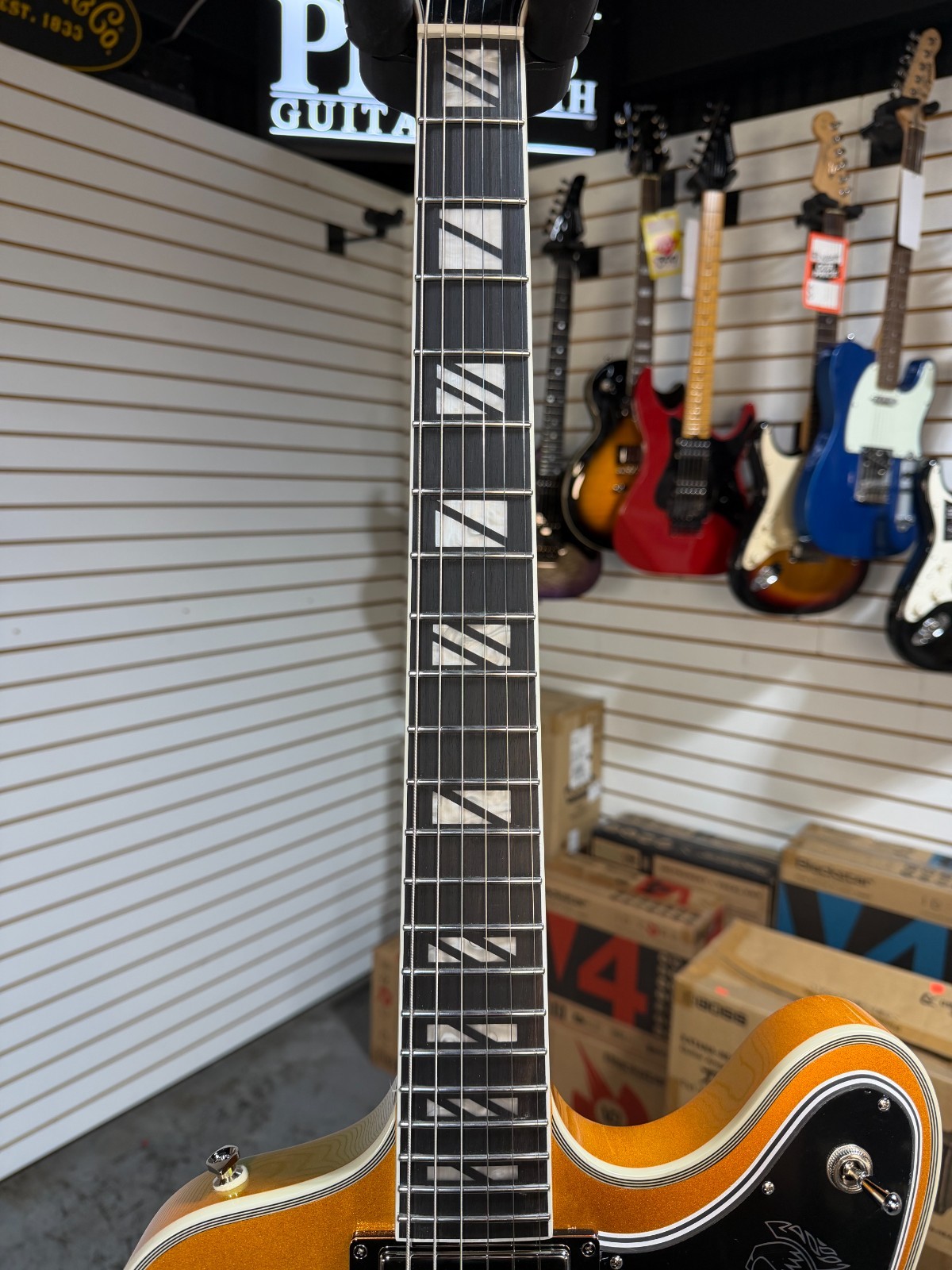 Epiphone Futura Firebird Custom – Firestorm Shift w/Gig Bag & PLEK*D #490