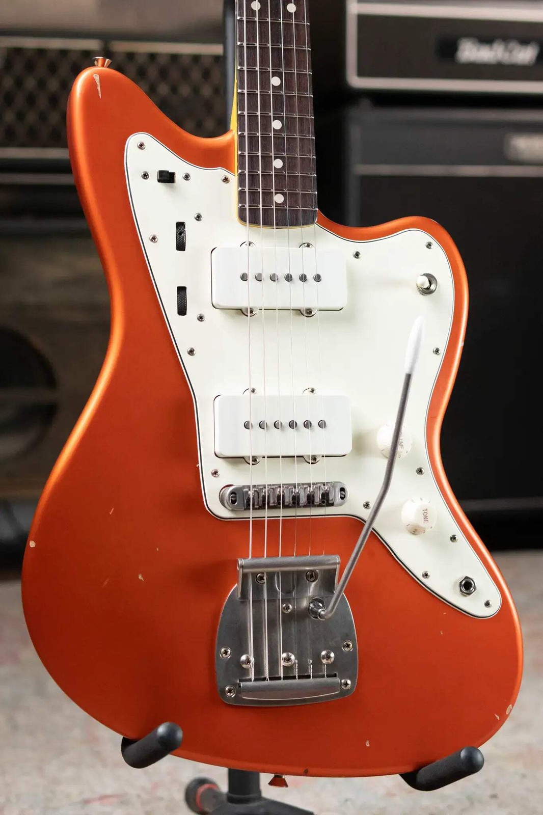 Nash JM-63 Electric Guitar – Candy Tangerine with Hardshell Case