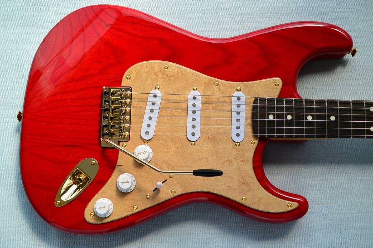 Electric Guitar Bill Lawrence BC2R-70G Made in Japan 1980s Natural Ash Modified