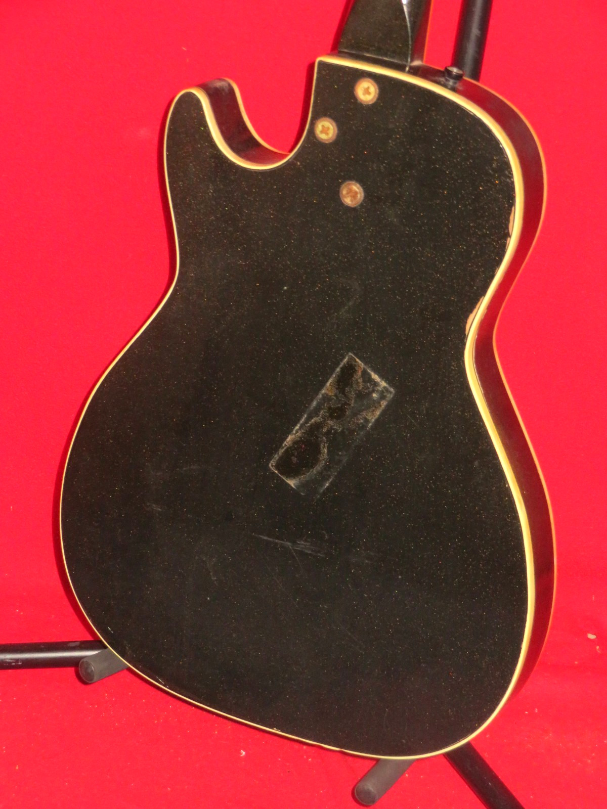 Silvertone 1963 Black 1423 Jupiter Body & Neck Harmony