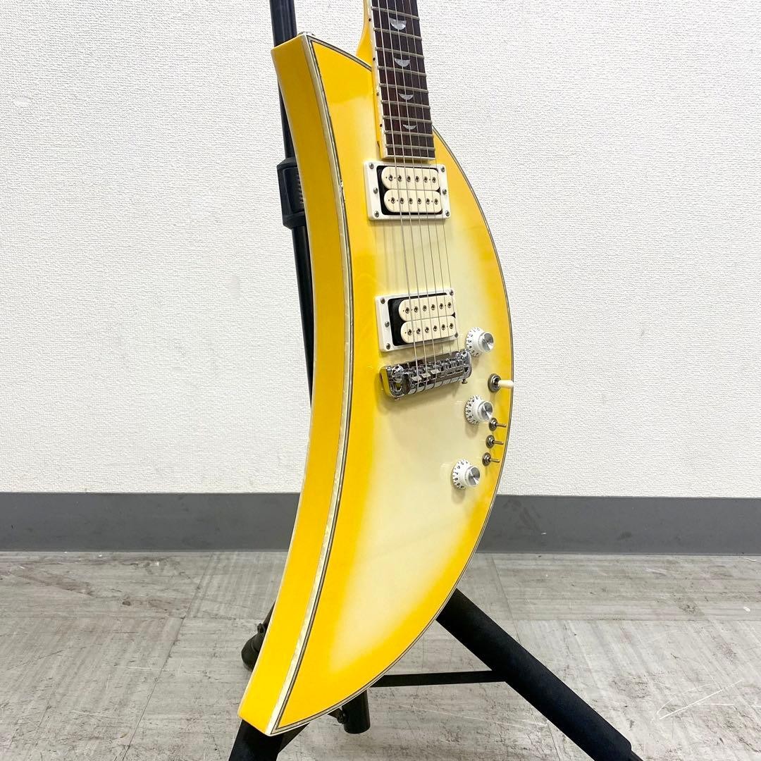 Electric Guitar Kawai Moonsault MS-21C Yellowburst Moon Shape Body