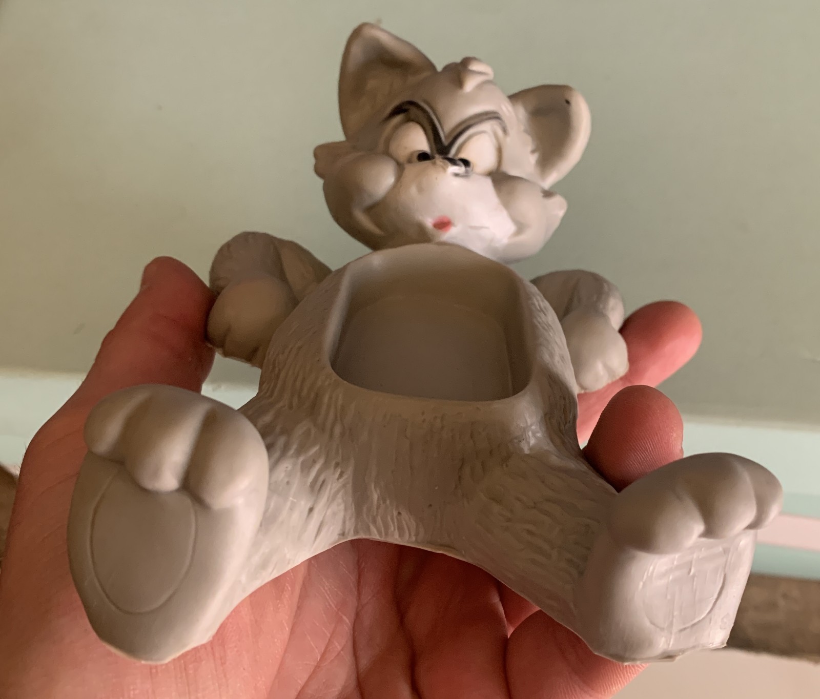 vintage RUBBER TOY TOM NO JERRY MGM 1970 METRO GOLDEN HANNA BARBERA no ledra