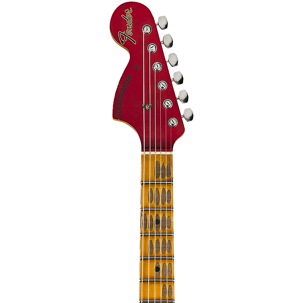Fender CS 1969 Stratocaster Heavy Relic Quartersawn Guitar Aged Candy Apple Red