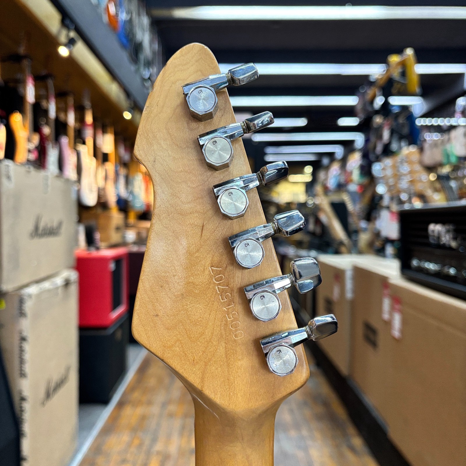 Peavey USA T-60 Solid Body Electric Guitar 1980 Natural Ash