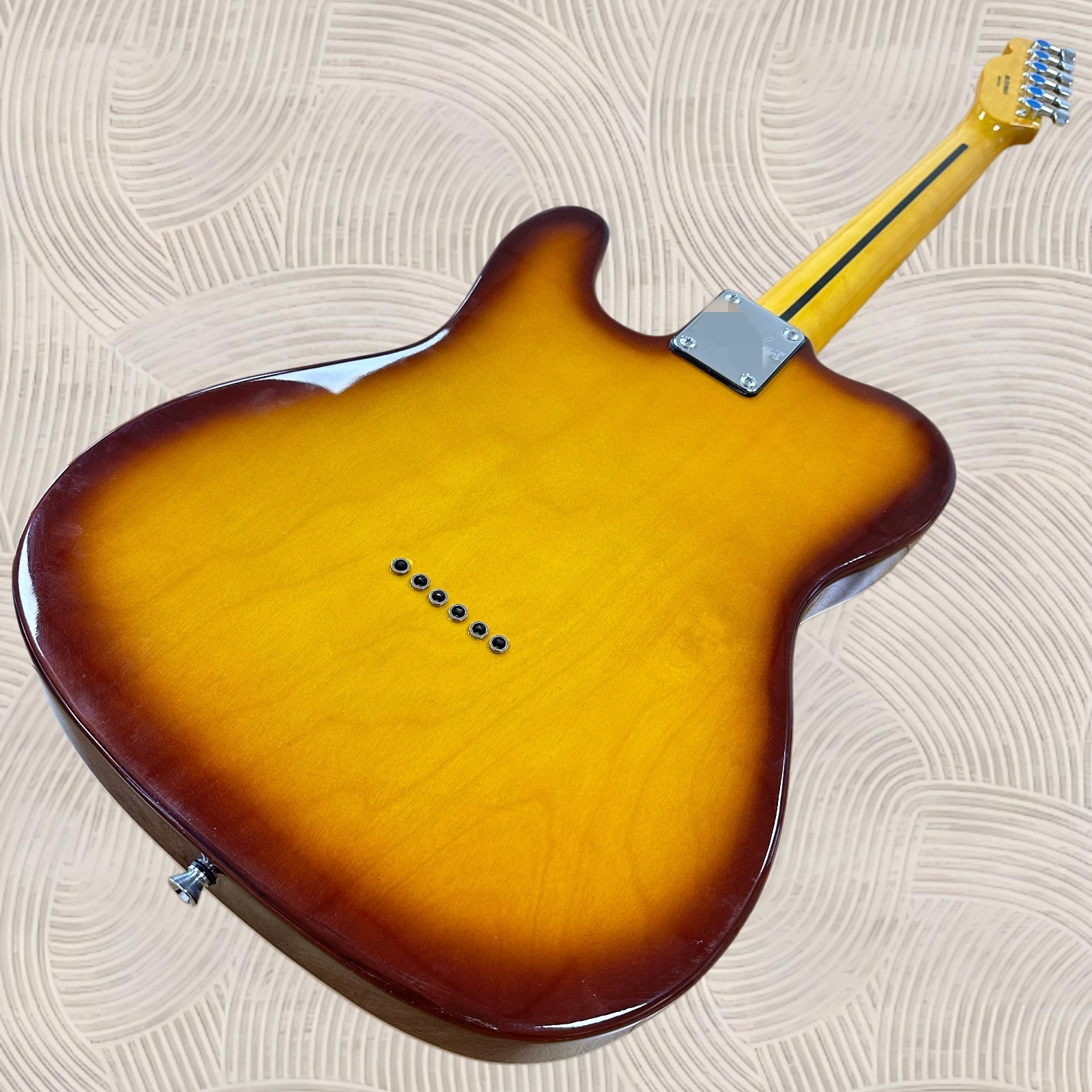 Ship US Custom TL ElectricGuitar Sunburst Finish Maple Neck Chrome Hardward