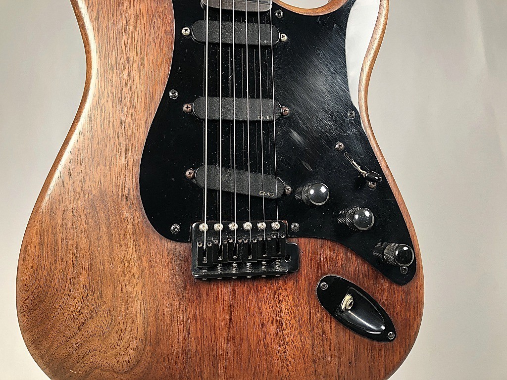 Moon ST-189 NATURAL Oil FINISH Electric Guitar Used Product Shipping From Japan