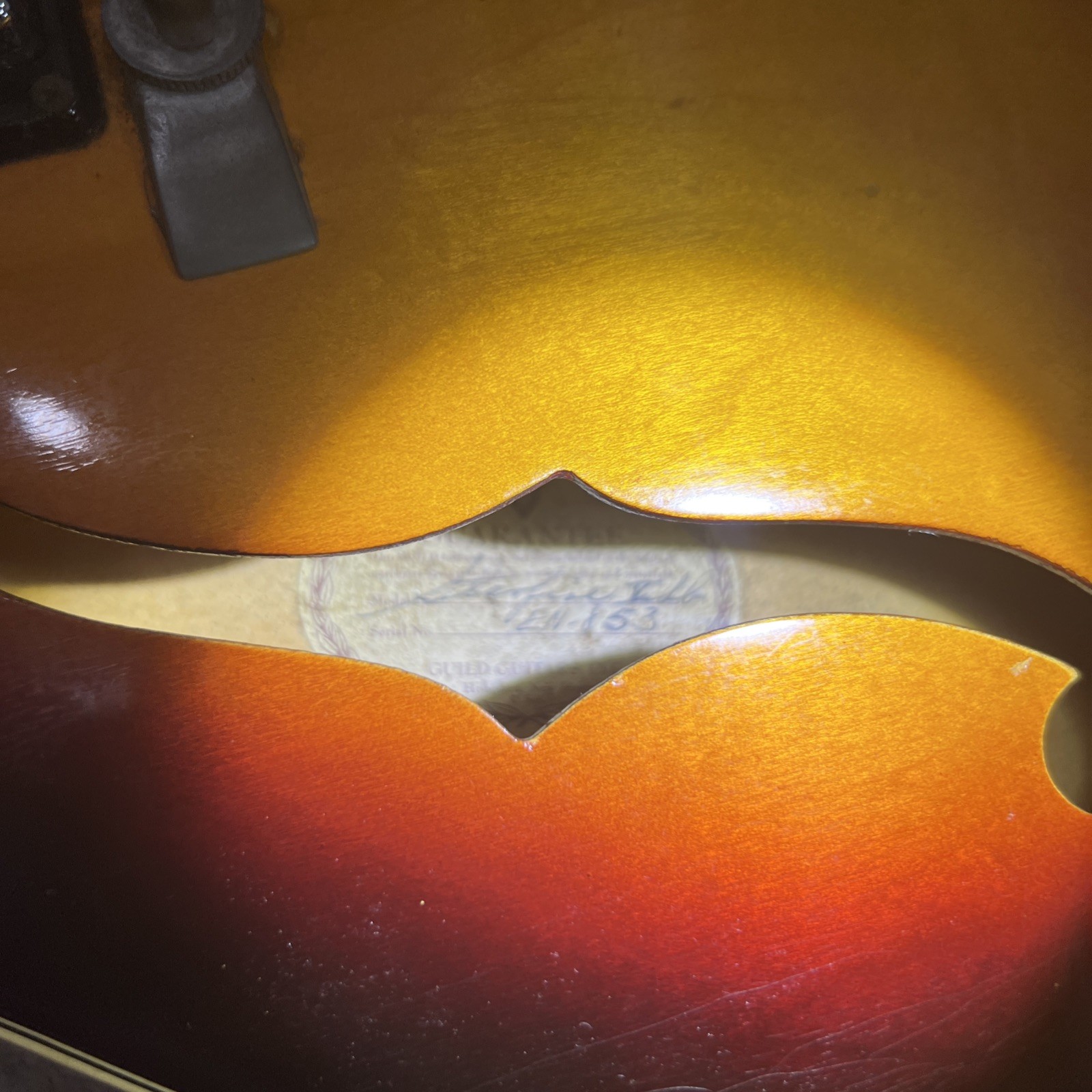 1960’s GUILD STARFIRE V EN-853 Vintage Sunburst Maple Hoboken NJ USA Made “RARE”