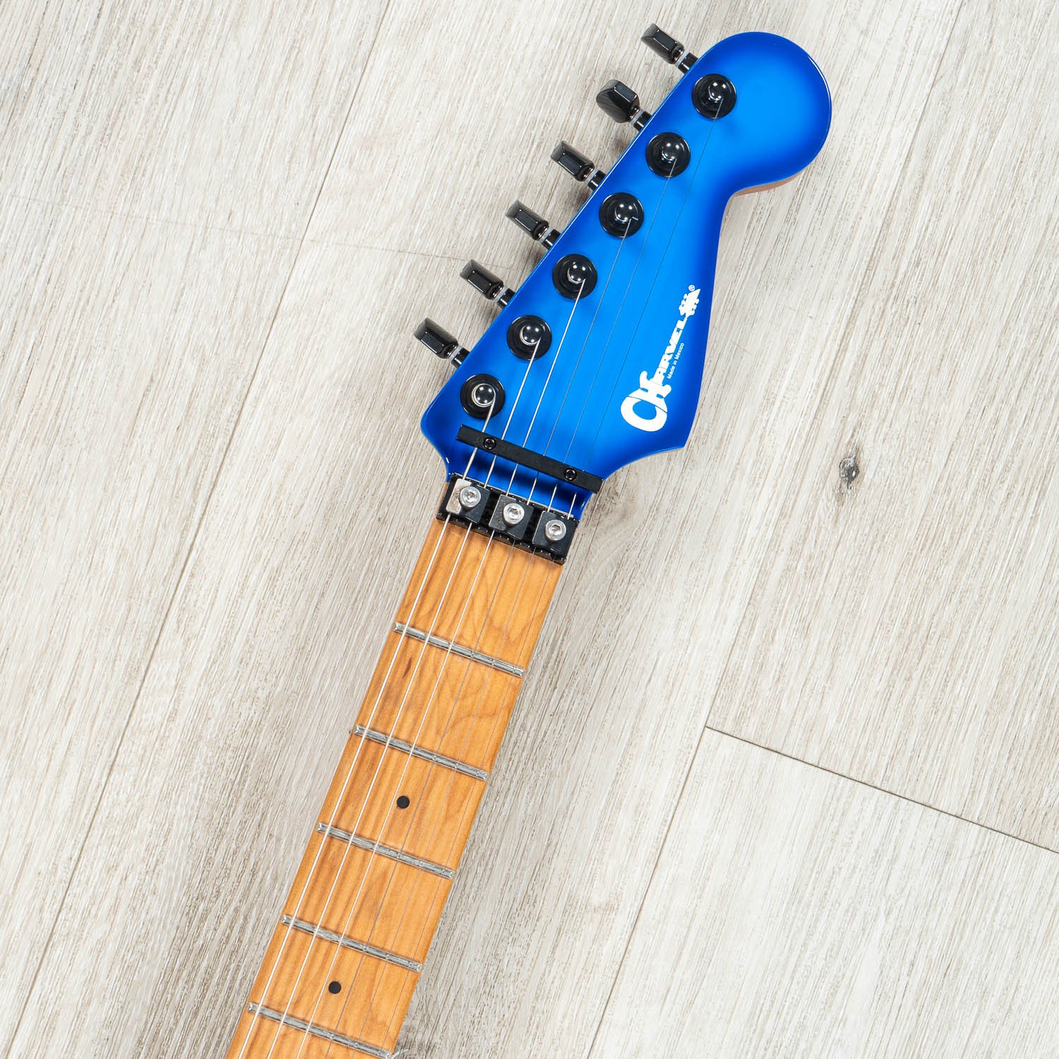 Charvel Pro-Mod Plus So-Cal Style 1 HH FR CM Guitar, Roasted Maple, Blue Burst
