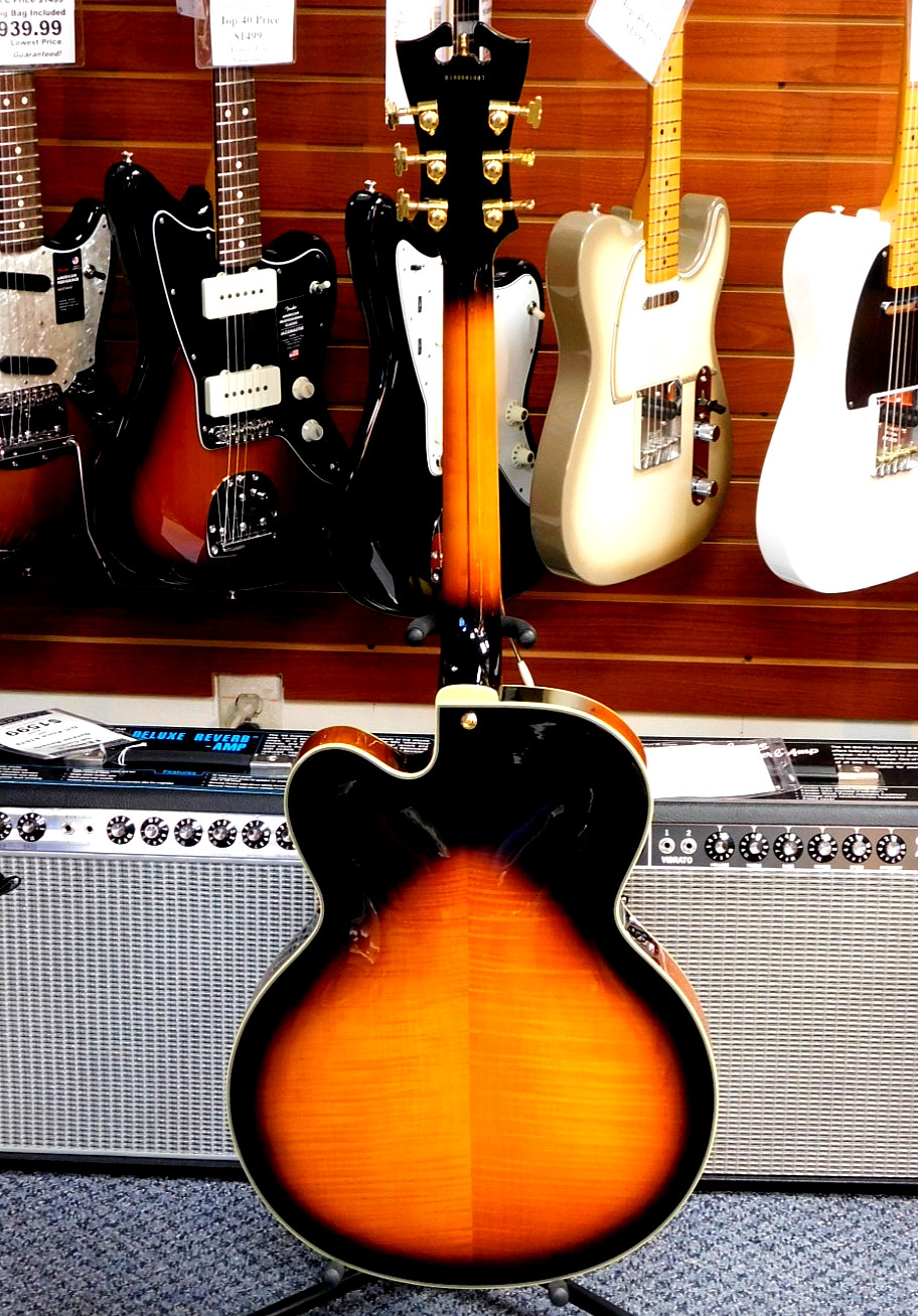 D’Angelico Excel EXL-1 Hollowbody Electric Guitar w/Case! Dark Iced Tea Burst!!