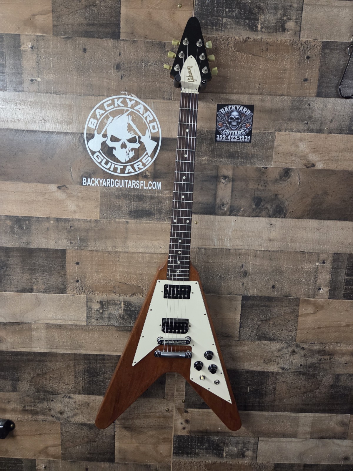 2005 Gibson Flying V Guitar W/ Original Bag Natural 6.2 Lb