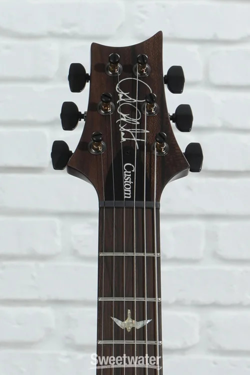 PRS Wood Library Custom 24 Left-handed 10-Top Electric Guitar – Orange Tiger
