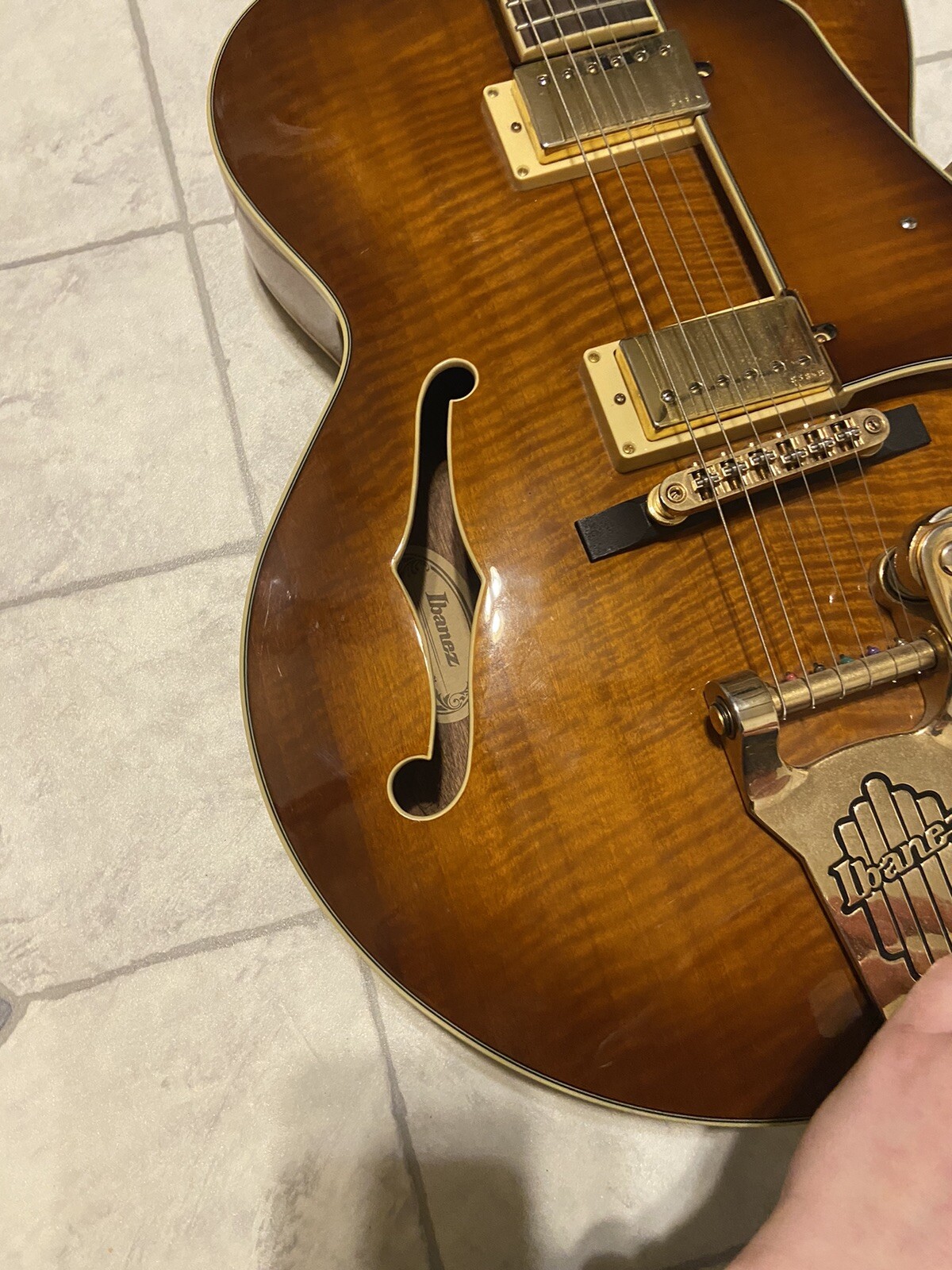 Ibanez Artcore Model AF95TDG-VLS-12-01