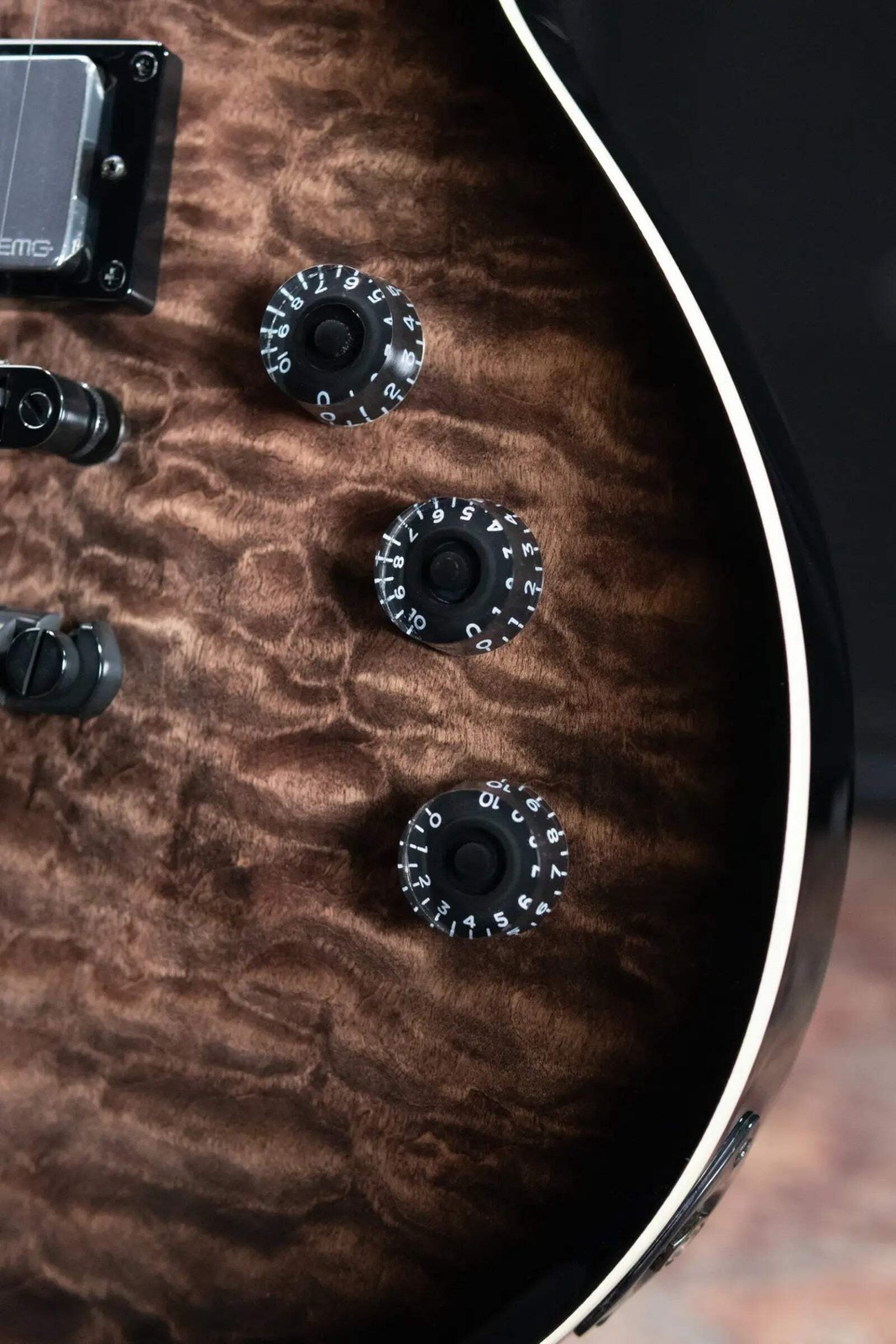 ESP LTD EC-400 QM Electric Guitar – See Thru Black Sunburst