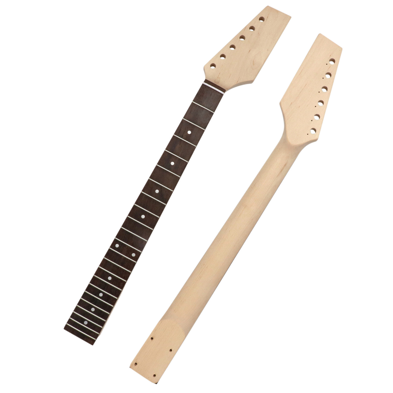 DIY Electric Guitar Kit Beginner Kit TL Style Basswood Body with Ash Burl Top CR