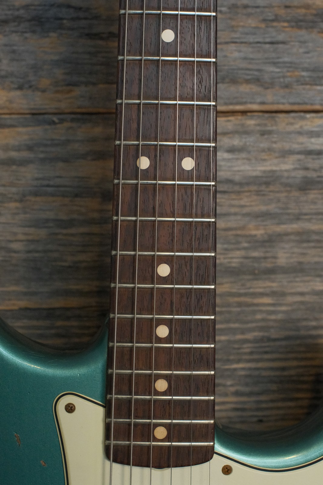Used Fender Custom Shop 1963 Stratocaster Heavy Relic – Sherwood Metallic w/OHSC