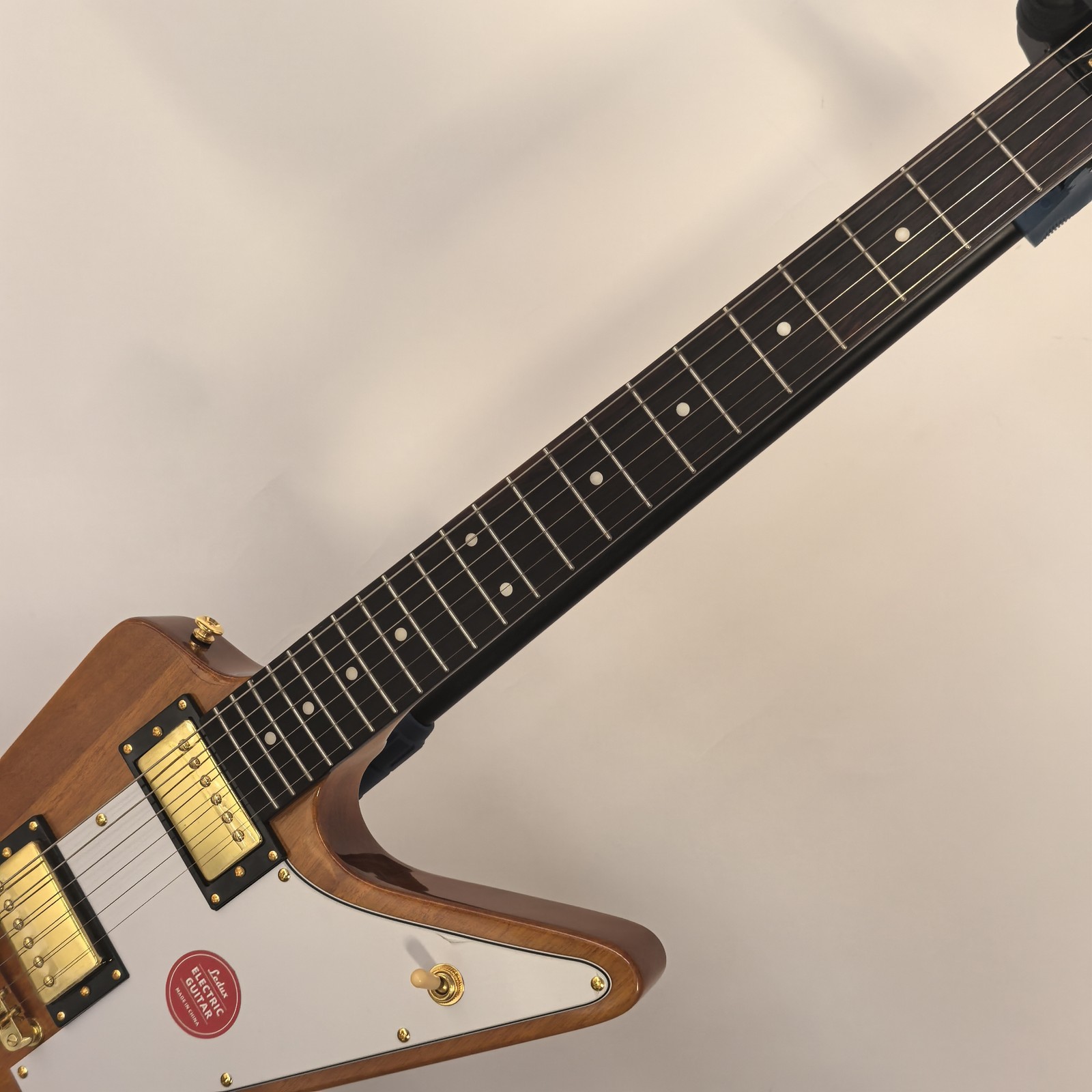 Fanctory transparent Yellow Electric Guitar white pickguard gold part fast ship