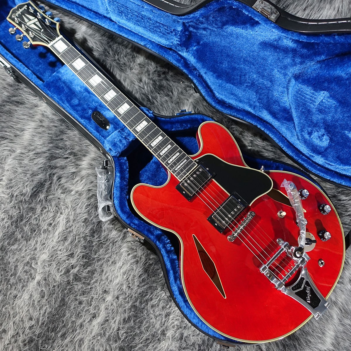 Epiphone Shinichi Ubukata ES-355 Custom Bigsby ver.02 Sixties Cherry