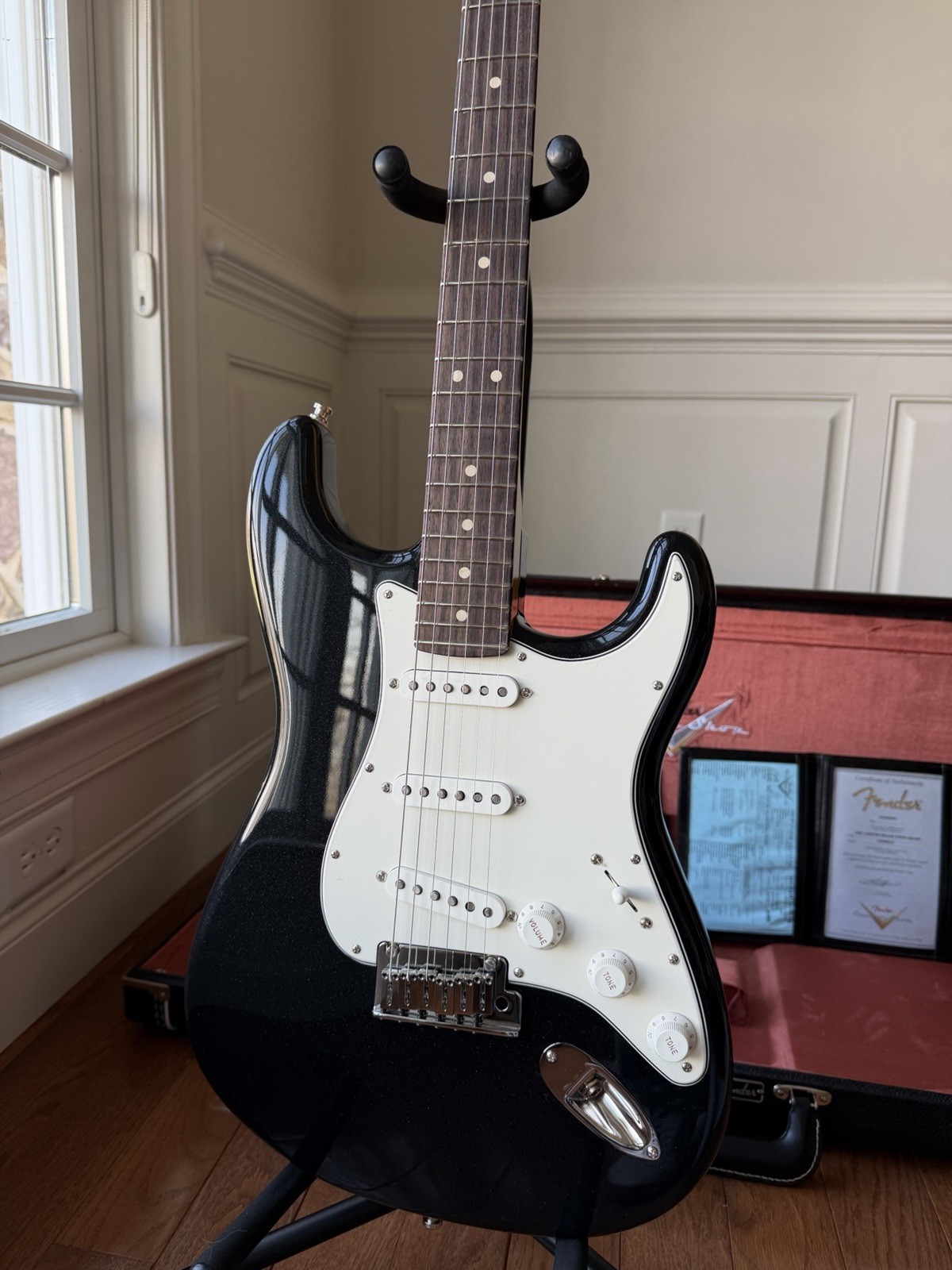 2025 Fender Custom Shop Stratocaster Limited Edition W25 NOS Black Sparkle