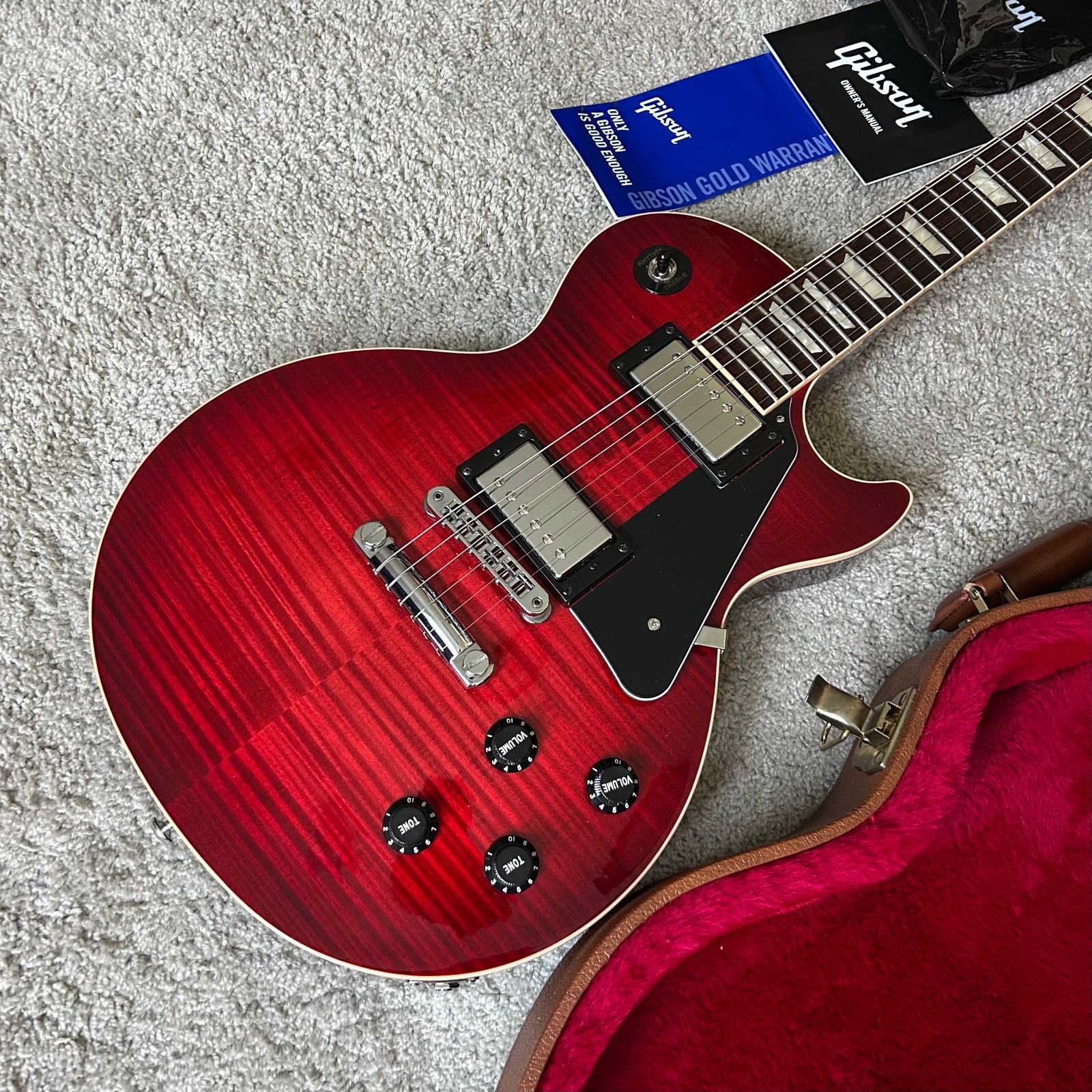 Gibson Les Paul Standard AAA Flame Maple Top 2018 – Blood Orange Burst