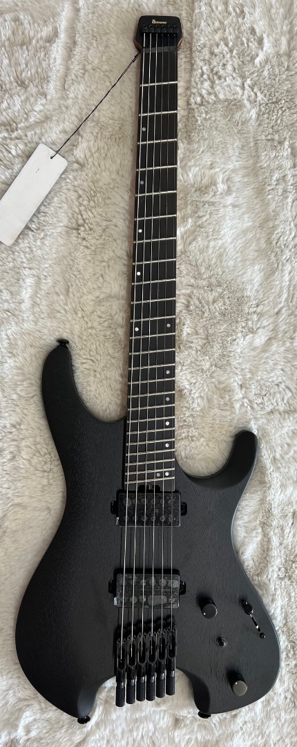 Ibanez QX52BWK Quest Solid Body 6 String Electric Guitar w/Bag – Weathered Black