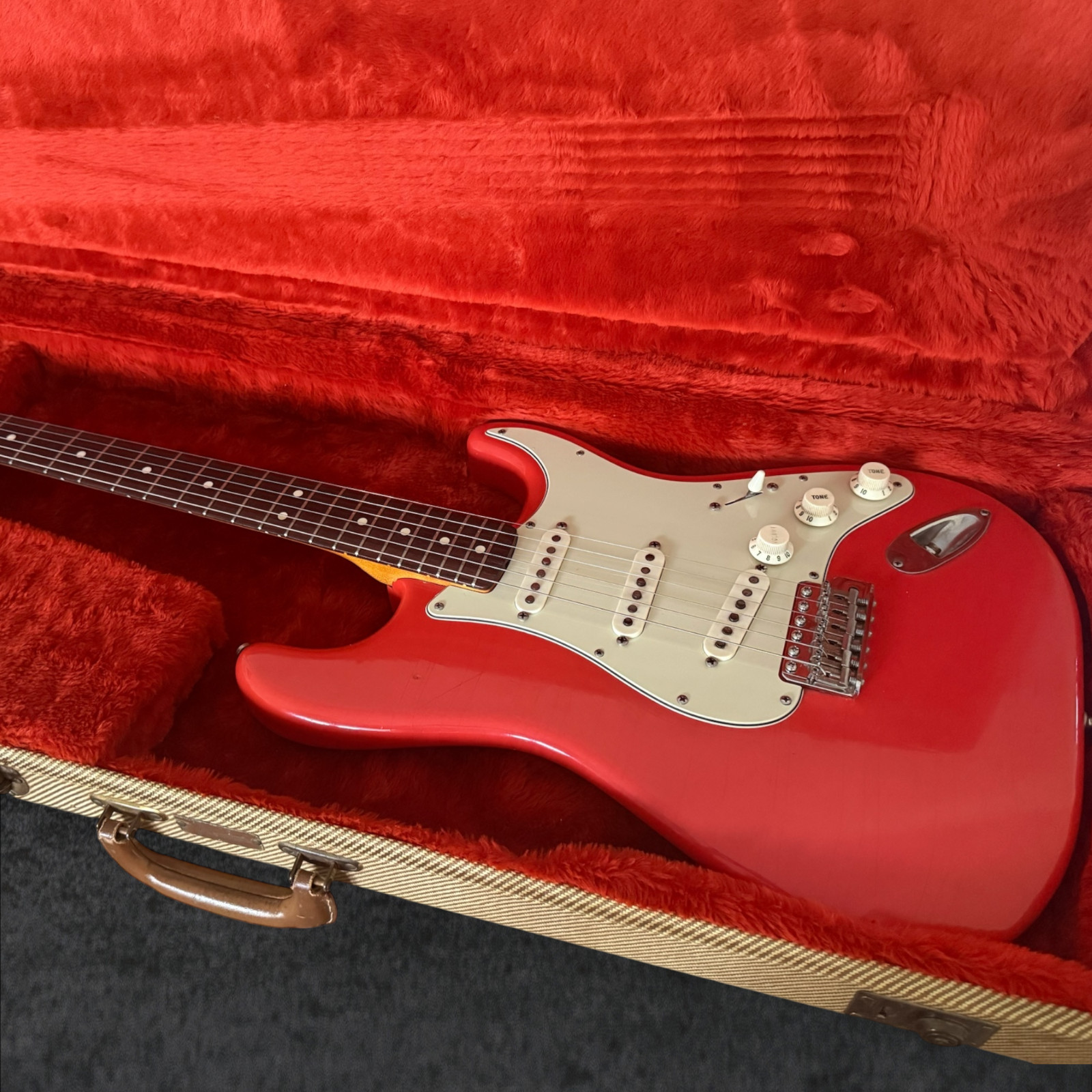 1982 Fender American Vintage ’62 Stratocaster Reissue (Fullerton Era) Fiesta Red
