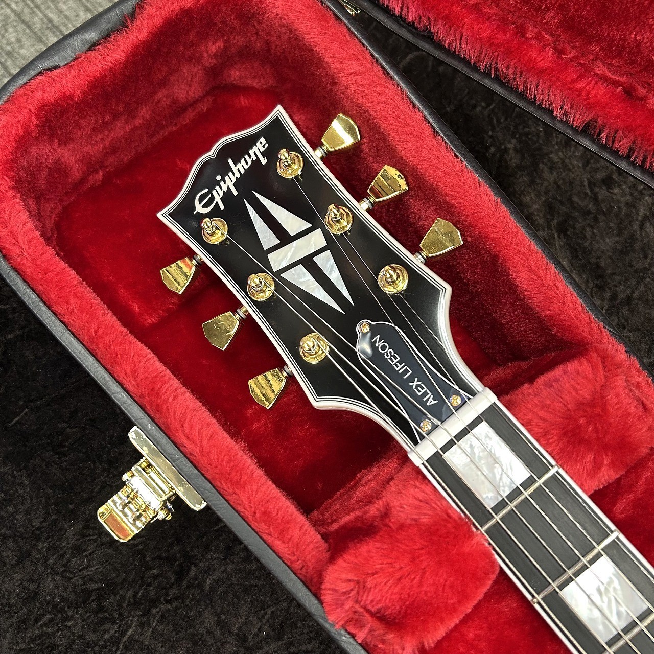Epiphone Inspired by Gibson Custom Alex Lifeson 1976 ES-355 Alpine White #GG44a