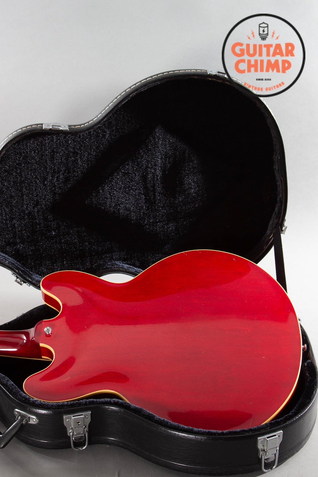 1996 Orville ES-335 Cherry Grinning Dog ’59 Pickups