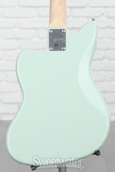 Squier Mini Jazzmaster HH Electric Guitar- Surf Green with Maple Fingerboard
