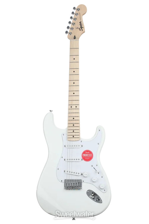 Squier Sonic Stratocaster HT Electric Guitar – Arctic White