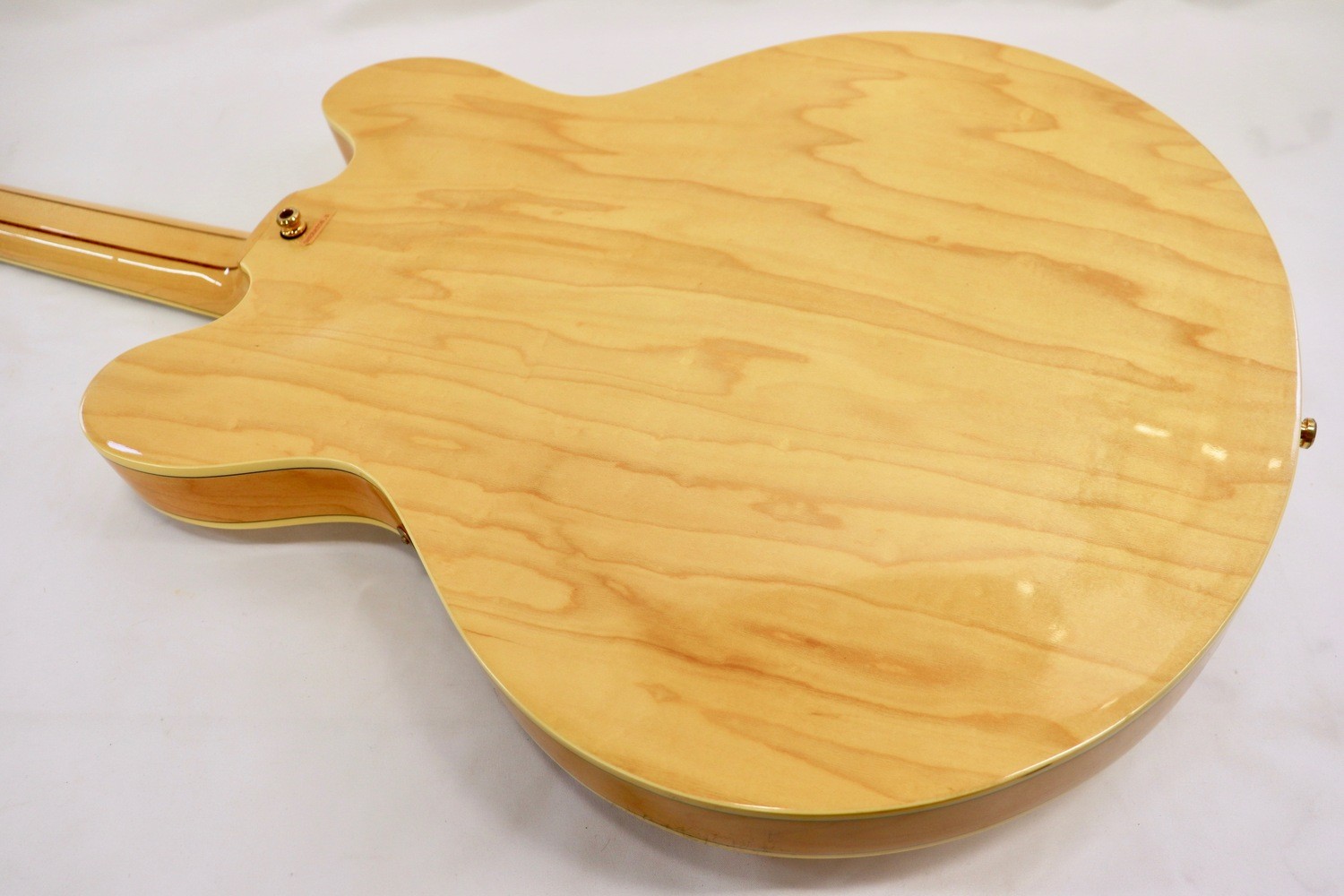 1994 EPIPHONE Sheraton II Antique Natural Korea Samick Semi-Hollow Guitar OHSC