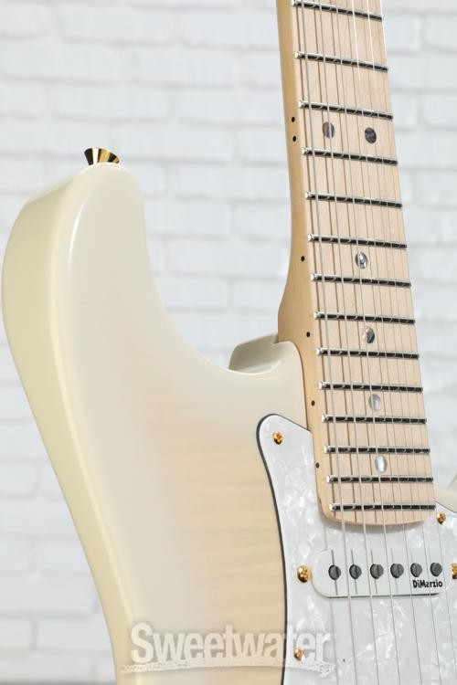 Fender Richie Kotzen Stratocaster Electric Guitar – Transparent White Burst